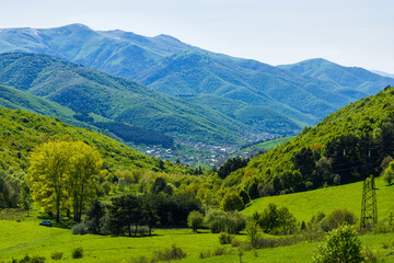 Awesome landscape with trees and forest, Vanadzor
