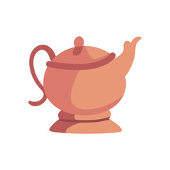 flat asian kettle design