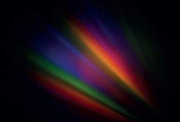 Dark Pink, Yellow vector blurred shine abstract template.