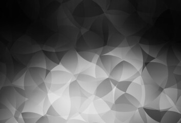 Dark Gray vector low poly layout.