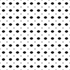 Square seamless background pattern from black lemon symbols are different sizes and opacity. The pattern is evenly filled. Vector illustration on white background