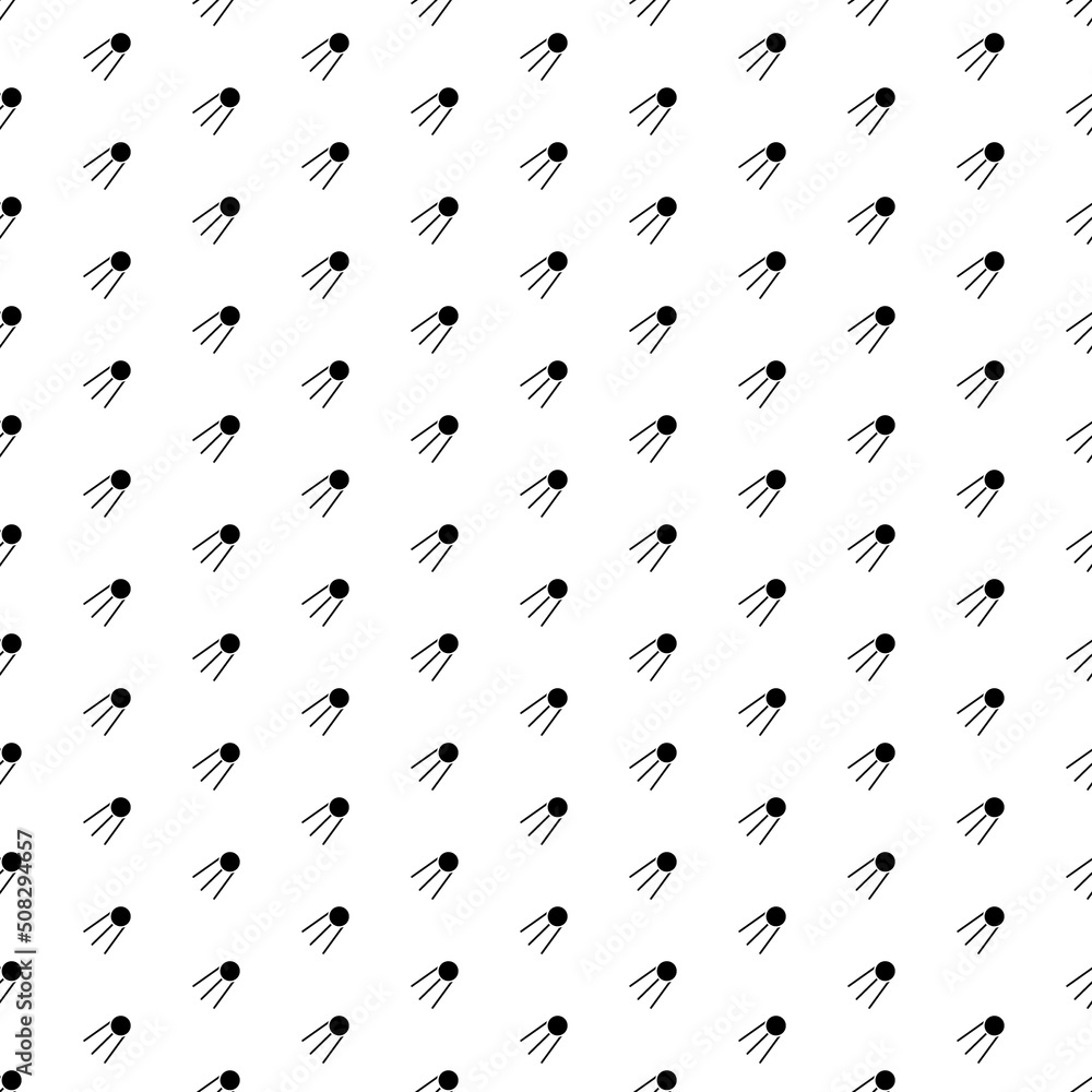 Poster square seamless background pattern from geometric shapes. the pattern is evenly filled with big blac