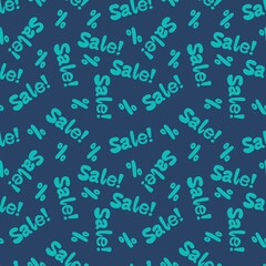 Sale seamless pattern for packaging and wrapping paper and hobbies and shops and cards