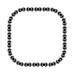 art pattern square frame