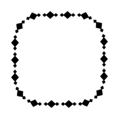 art pattern square frame