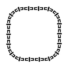 art pattern square frame