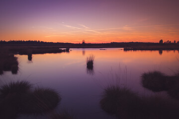 High Fens after sunset
