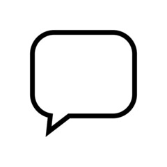 Fototapeta premium Bubble speech icon