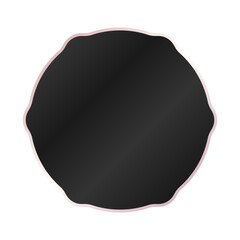 rose gold dark abstract shape
