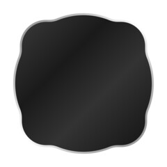 silver dark abstract shape
