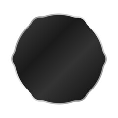 silver dark abstract shape
