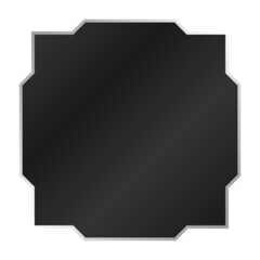 silver dark abstract shape
