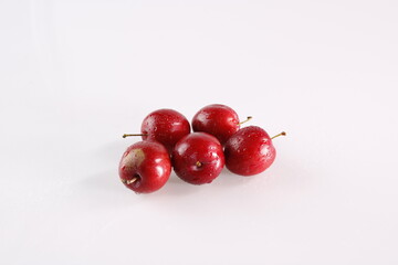 Red food cherries
