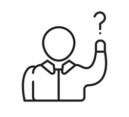 Information line icon vector. Info and help desk. Guidness, Reading Guide, 24 hours helper, technical support chat online.