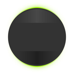 neon dark circle banner