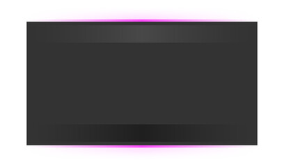 neon dark rectangle banner
