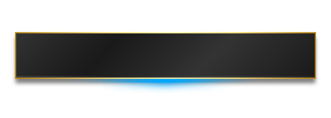 Obraz premium neon dark rectangle banner