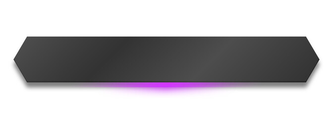neon dark rectangle banner
