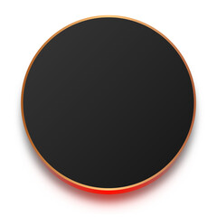 Fototapeta premium neon dark circle banner 