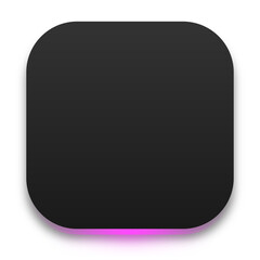 neon dark square banner
