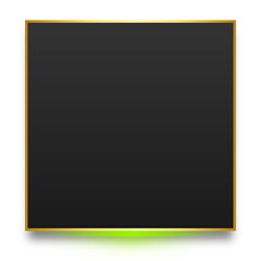 neon dark square banner
