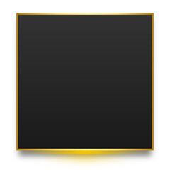 neon dark square banner
