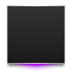 neon dark square banner
