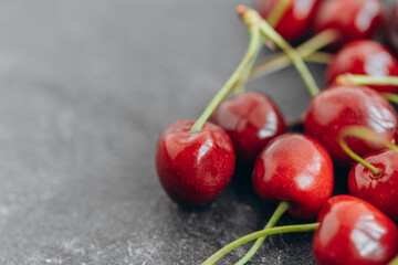 Cherry Background. Sweet organic cherries