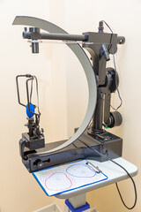 Modern equipment for the examination of the human eye. Optical device.