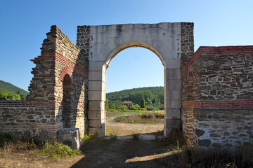 Ruins of Ancient Roman fort of Sostra, Bulgaria