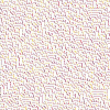 Rule 101 Neighbors 3 Elementary cellular automaton random seed sample implementation illustration