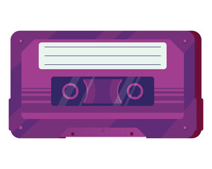 purple cassette design