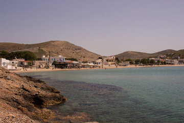 Fototapeta na wymiar Pserimos is small Greek Island in Aegean Sea.