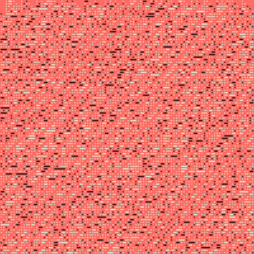 Rule 188 Neighbors 3 Elementary cellular automaton random seed sample implementation illustration