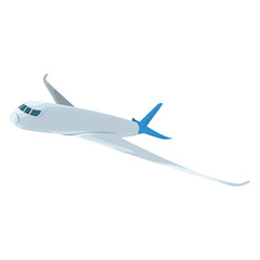 blue airoplane design