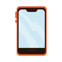 orange smartphone design