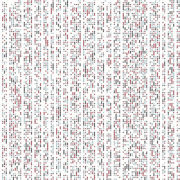 Rule 203 Neighbors 3 Elementary cellular automaton random seed sample implementation illustration
