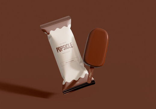 Popsicle Ice Cream Mockup
