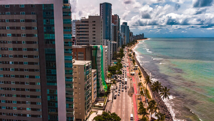 Recife Praia Boa Viagem Orla Litoral Pernambuco Parque Dona Lindu Prédios Gentrificação Oscar...