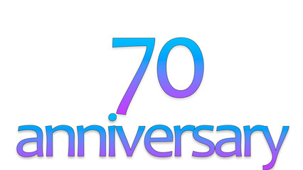 anniversary emblems in anniversary concept template design in abstract colors