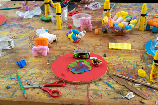 Master class for children and teenagers from polymer clay