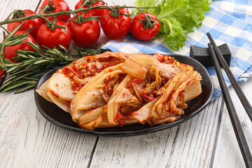 Korean food - spicy Kimchi cabbage