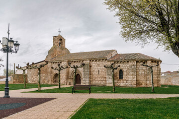 Fototapeta na wymiar Hermitage Our Lady of the Angels, in Grijota,Palencia Spain
