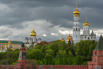 Belfry of Ivan the Great Moscow Kremlin. Travel, Russia, Moscow