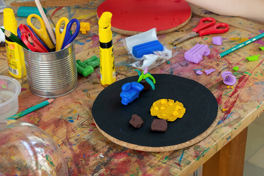 Master class for children and teenagers from polymer clay