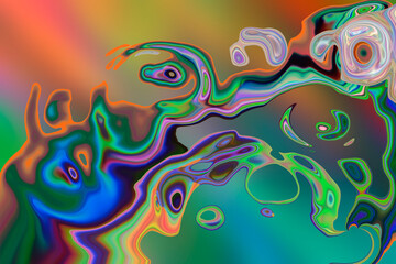 Fototapeta na wymiar Abstract fantasy textured multicolored background.