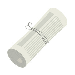 rolled newspaper icon