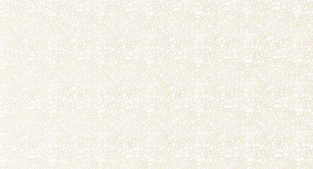 Light beige small cobblestone patterns background texture. 3d illustration