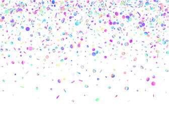 Kaleidoscope Confetti. Pink Party Sparkles. Holographic Glitter.