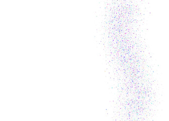 Kaleidoscope Glare. Flying Art. Purple Party Confetti. Luxury Fo